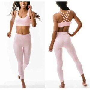 Zyia Pink Leopard Unicorn Light n Tight Hi-Rise 7/8